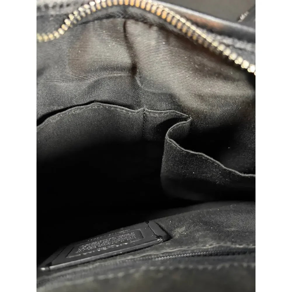 Coach Signature File Leather Crossbody Bag – Black/Gray | Authentic - Picture 7 of 9